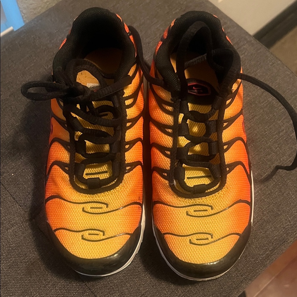 Nike Kids Shoes in Orange and Black